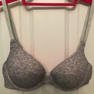 Gray "Wear Everywhere Push Up" Bra